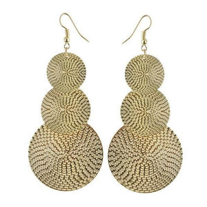 Dangling Basket Weave Circles
