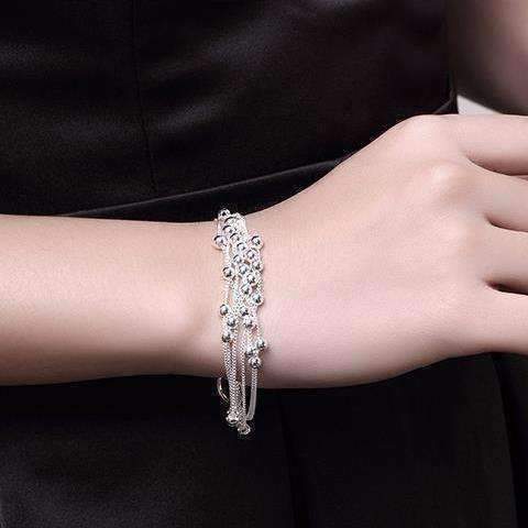 Roly Beads Sterling Silver Toggle Bracelet
