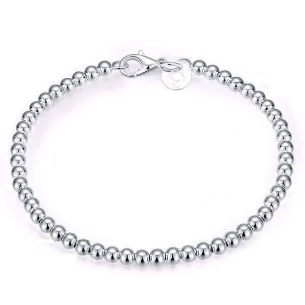 Delicate Beads Sterling Silver Bracelet