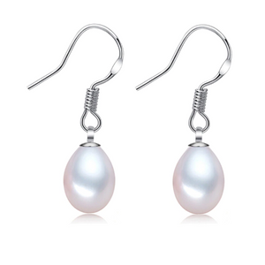 Genuine Freshwater Pearl Drop Earrings