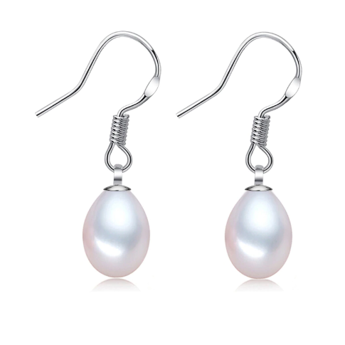Genuine Freshwater Pearl Drop Earrings