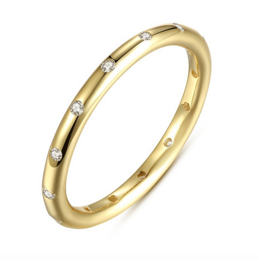 Never Ending Glow CZ Eternity Band Ring