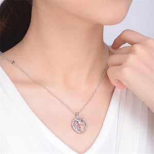 Owl Always Love You Crystal Necklace