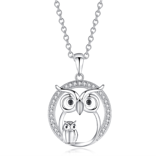 Owl Always Love You Crystal Necklace