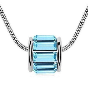 Baguette Austrian Crystals Necklace