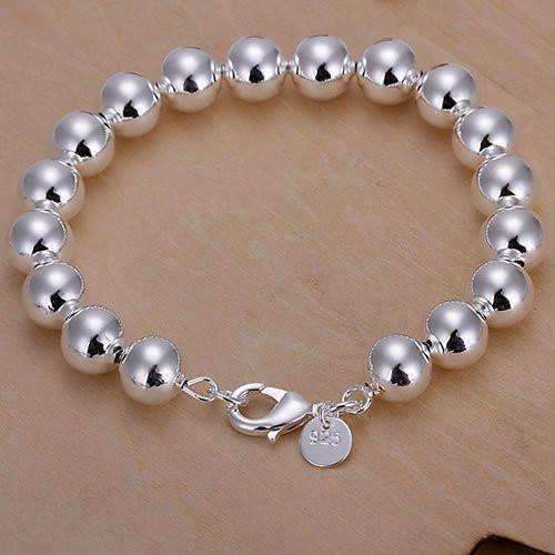 Bold Beads Sterling Silver Bracelet