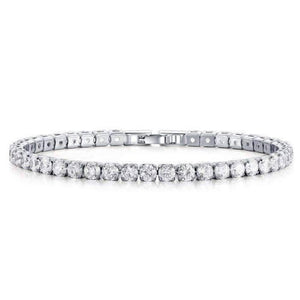 Petite Luxe 4mm Swiss CZ Tennis Bracelet