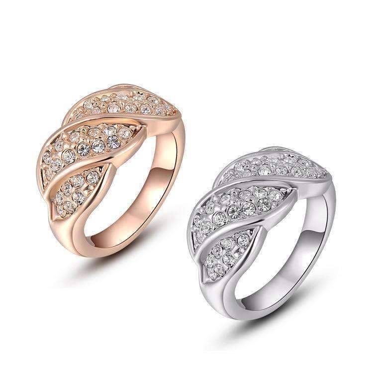 French Twist Pavé Cocktail Ring