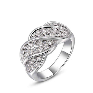 French Twist Pavé Cocktail Ring