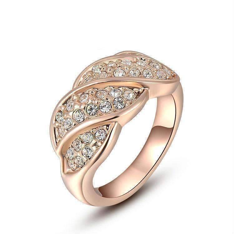 French Twist Pavé Cocktail Ring