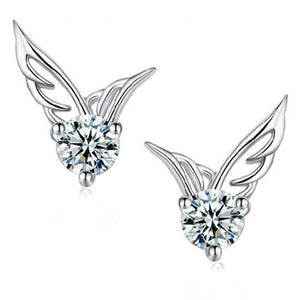 Tiny Wings Austrian Crystal Stud Earrings