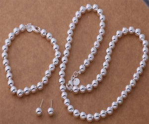 Bead Ensemble Sterling Silver Matching Set