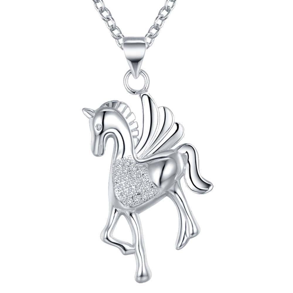 Pegasus Sterling Silver Necklace