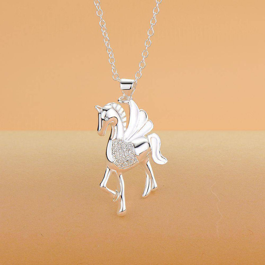 Pegasus Sterling Silver Necklace