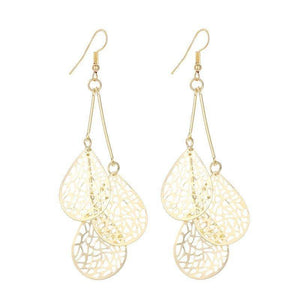 Dangling Mesh Drops Earrings