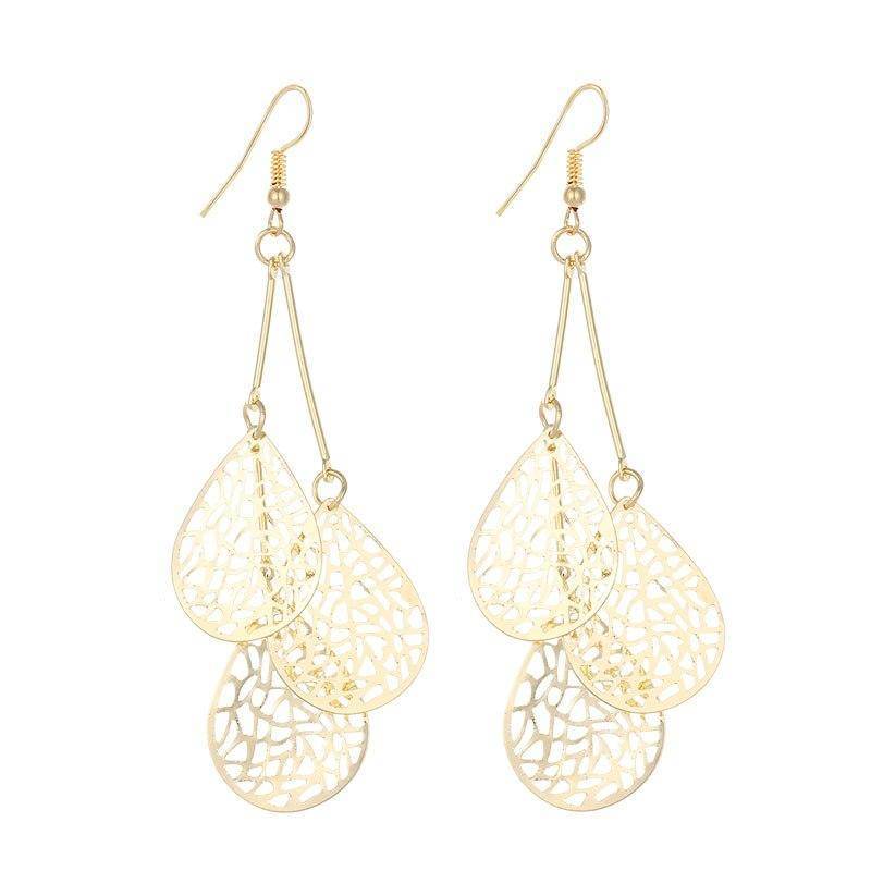 Dangling Mesh Drops Earrings