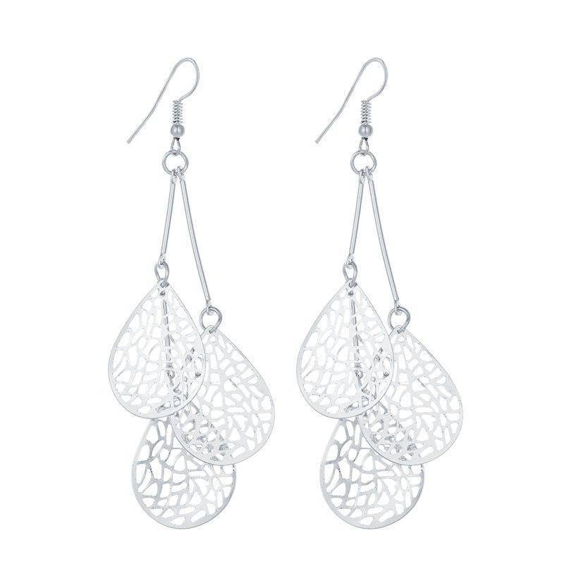 Dangling Mesh Drops Earrings