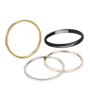 Versatile 2mm Titanium Band Ring
