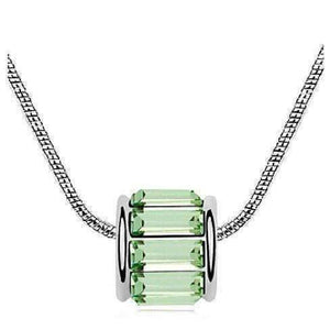 Baguette Austrian Crystals Necklace