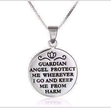 Guardian Angel Blessing Necklace
