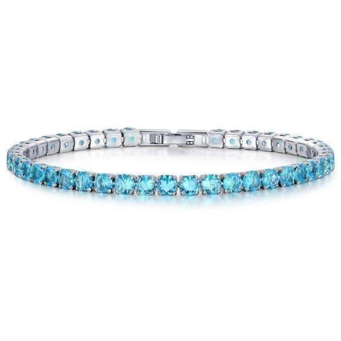 Petite Luxe 4mm Swiss CZ Tennis Bracelet