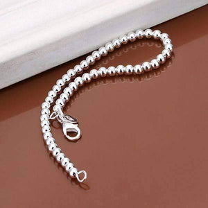 Delicate Beads Sterling Silver Bracelet