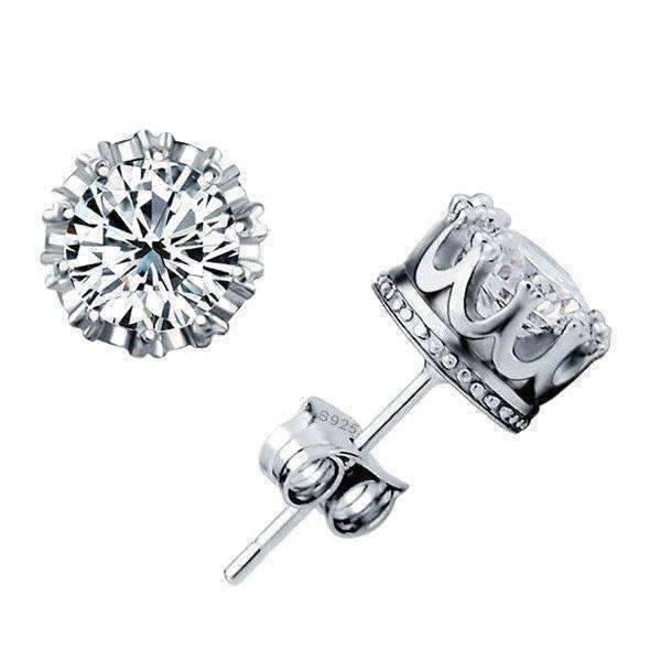Royal Crown Austrian Crystals Stud Earrings