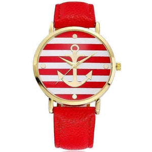 Ahoy! Anchor Stripes Wrist Watch