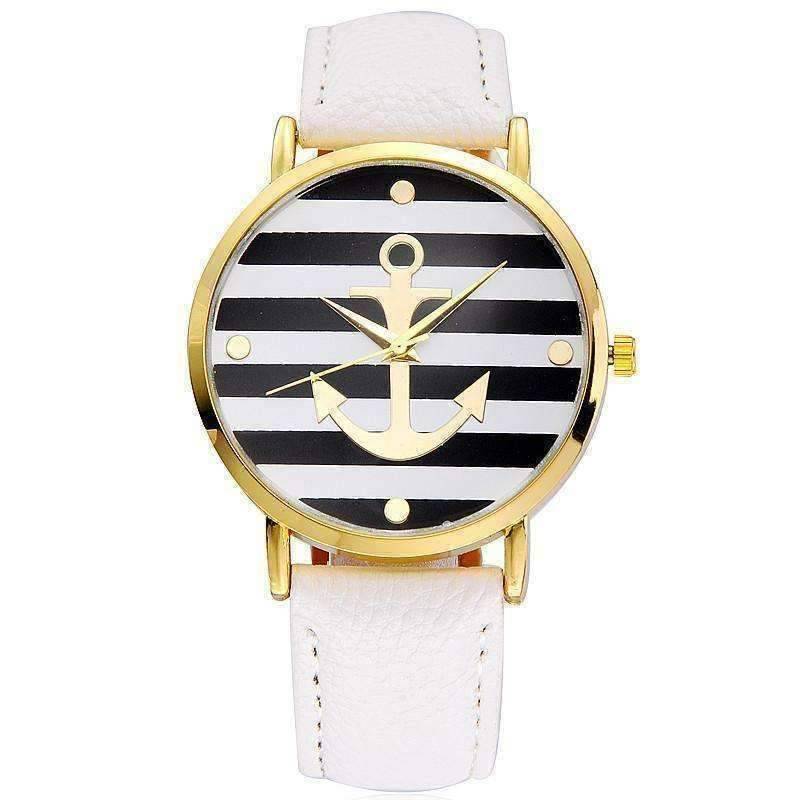 Ahoy! Anchor Stripes Wrist Watch