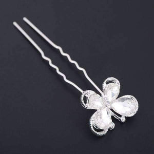 Crystal Wings Butterfly Hair Pins