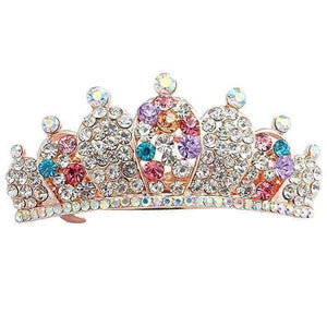 Party Pretty Crystal and Rhinestone Hair Clip Barrettes